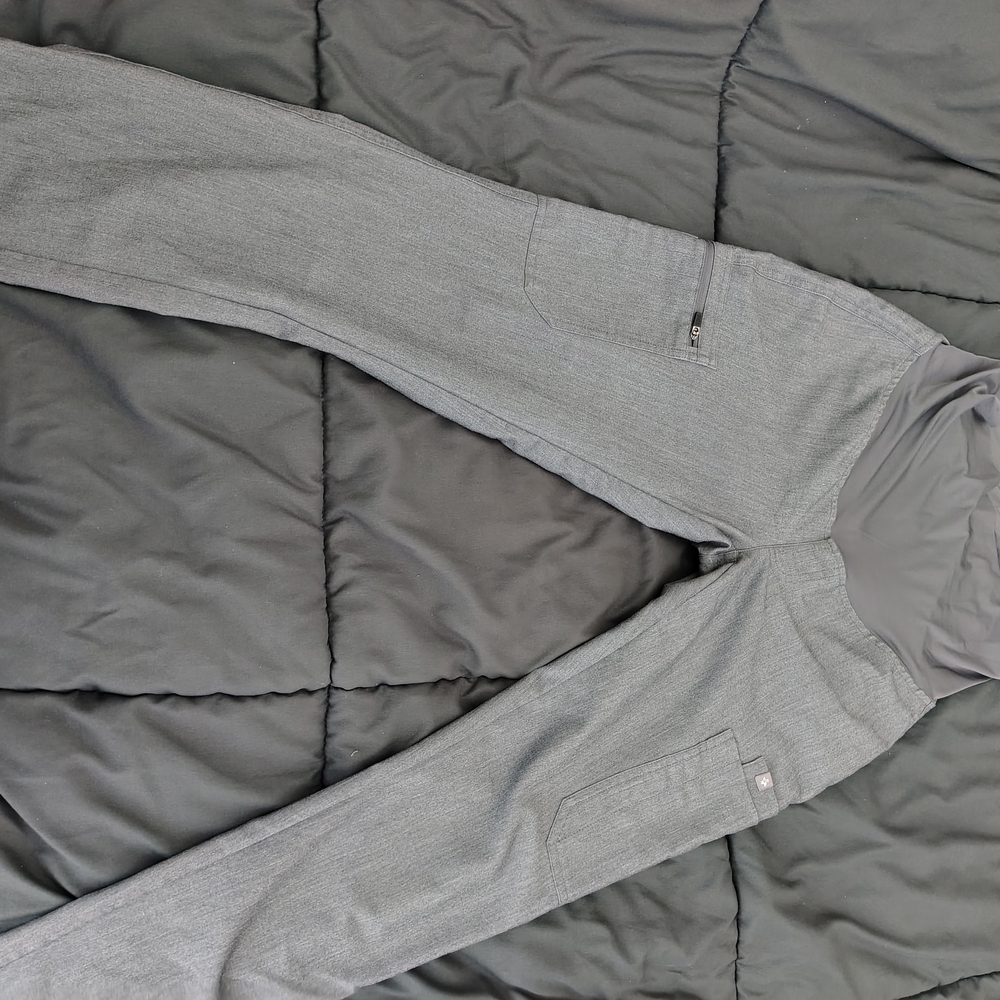 Figs Yola Technical Collection Gray Maternity Scrub Pants Original Comfy Style.